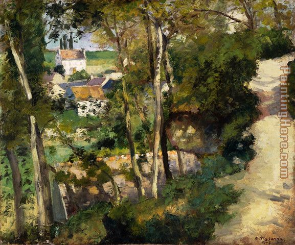 Camille Pissarro The Climbing Path, L'Hermitage, Pontoise